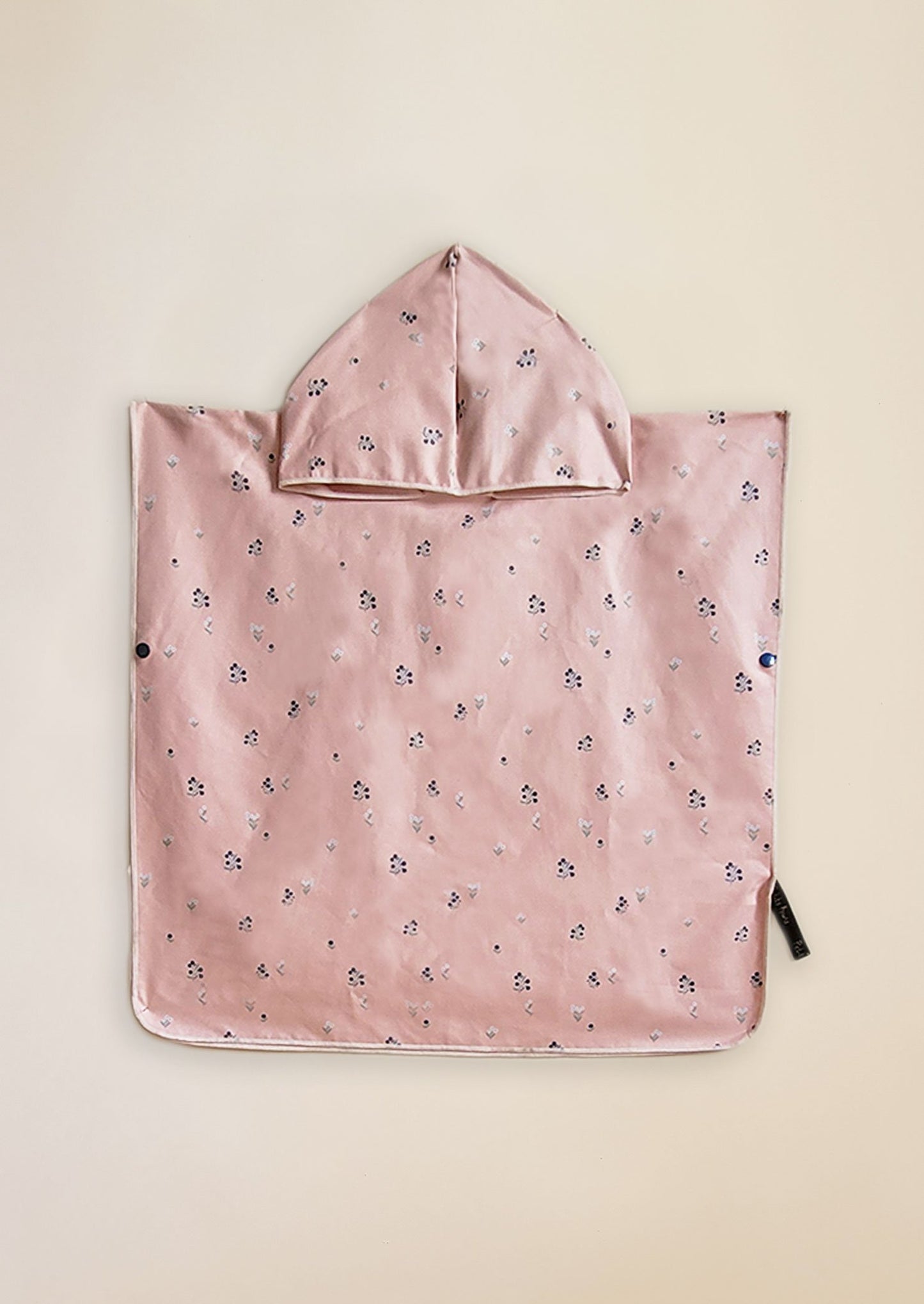 Poncho Tobo - Pink Flower